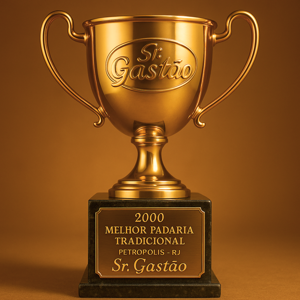 Prêmio recebido pela padaria